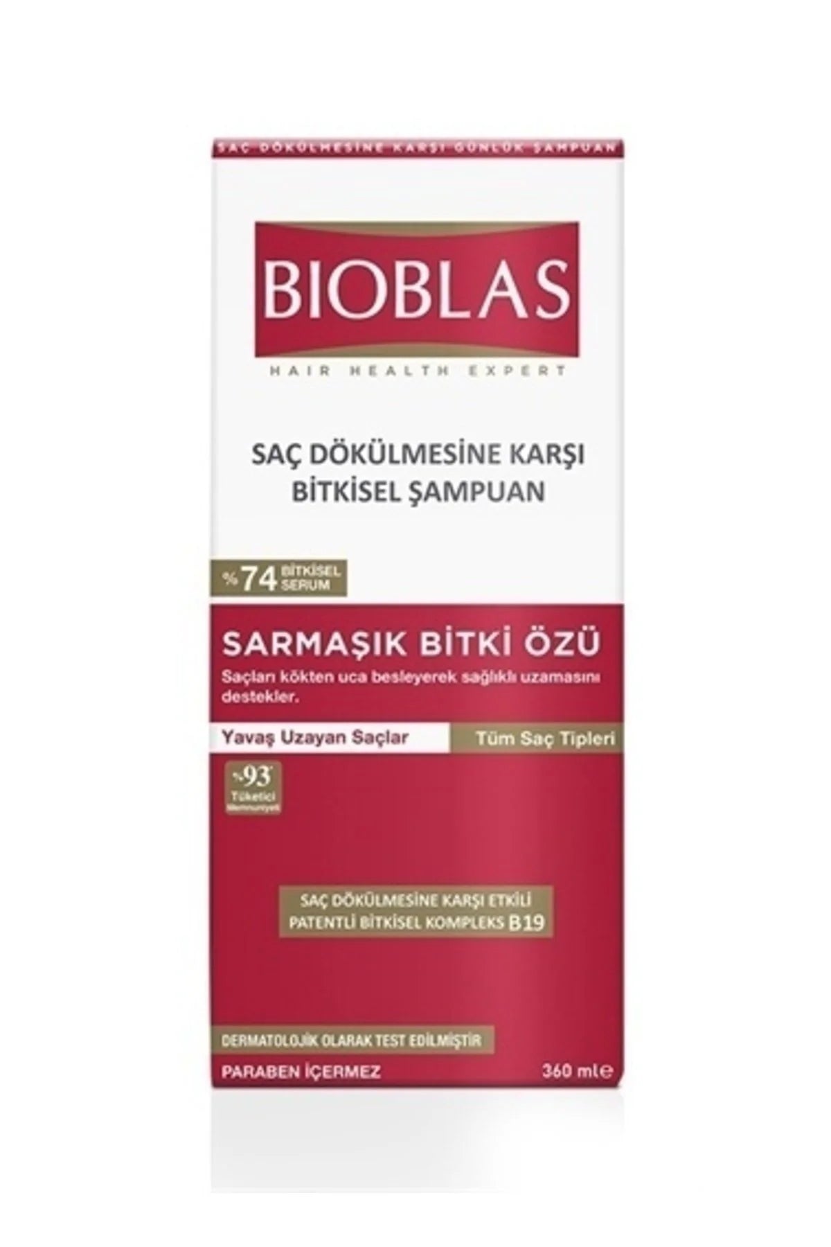 Saç Dökülmesine Karşı Bitkisel şampuan