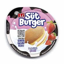 Süt Burger Çilekli