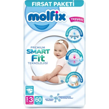 Molfix Premium Fit 3 Numara 60 adet