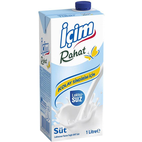 İçim Laktozsuz Süt Yarım Yağlı