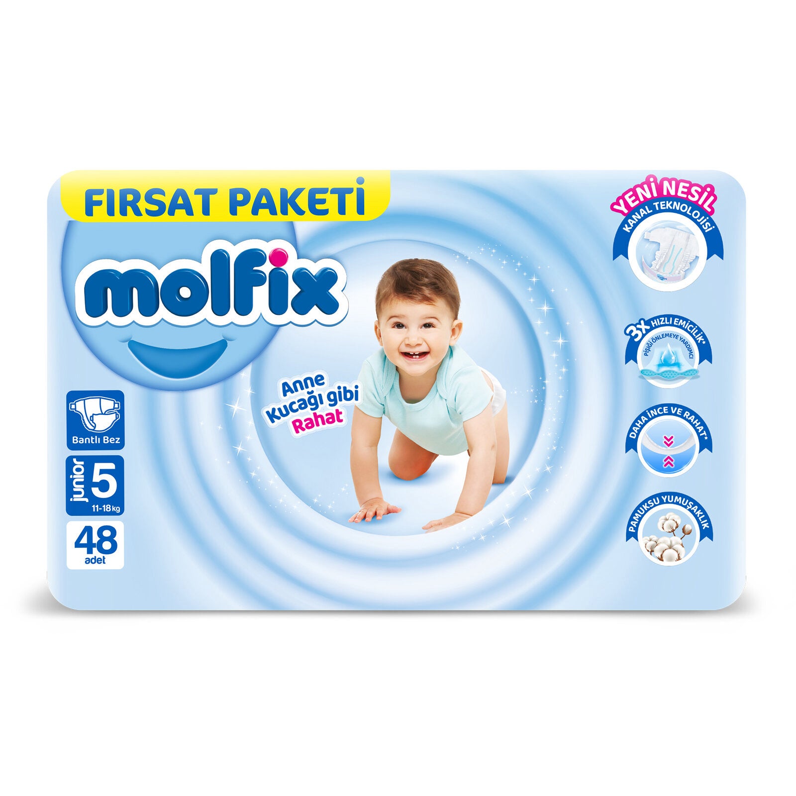 Molfix Junior 5 Numara 48 Adet