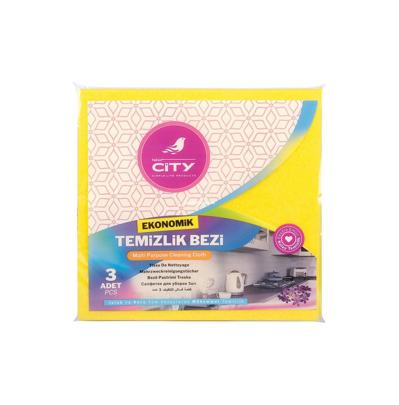 Cıty Temizlik Bezi 3 Lü