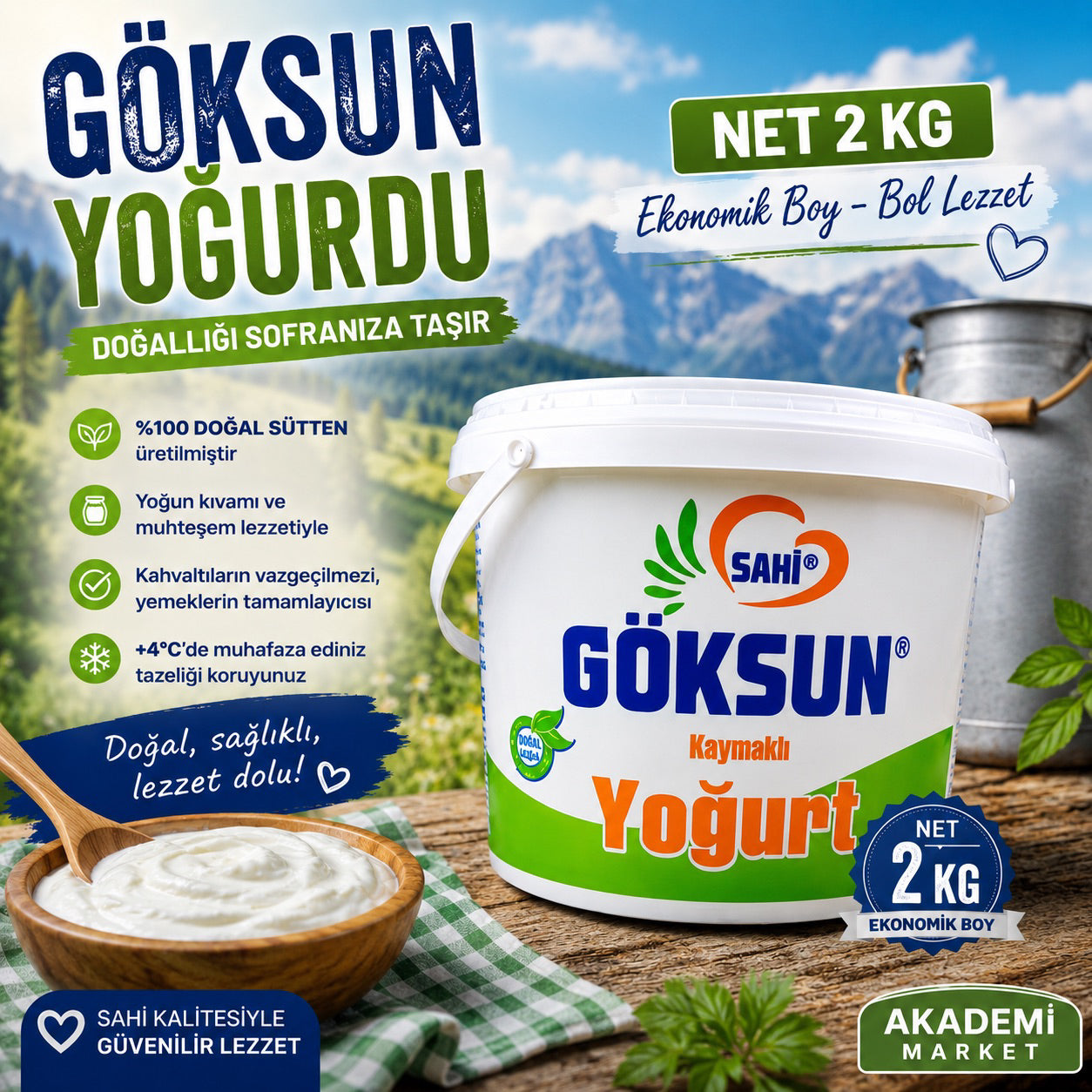 Göksun Yoğurt 2kg