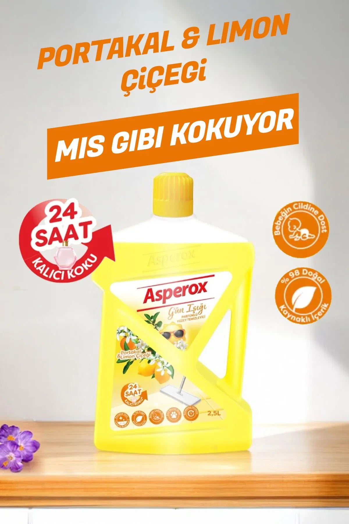 Asperox Gün Işığı Yüzey Temizleyici