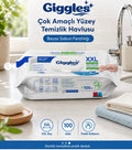 Giggles Yüzey Temizlik Havlusu Beyaz Sabun Etkisi
