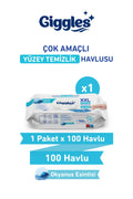 Giggles Yüzey Temizlik Havlusu Okyanus Etkisi