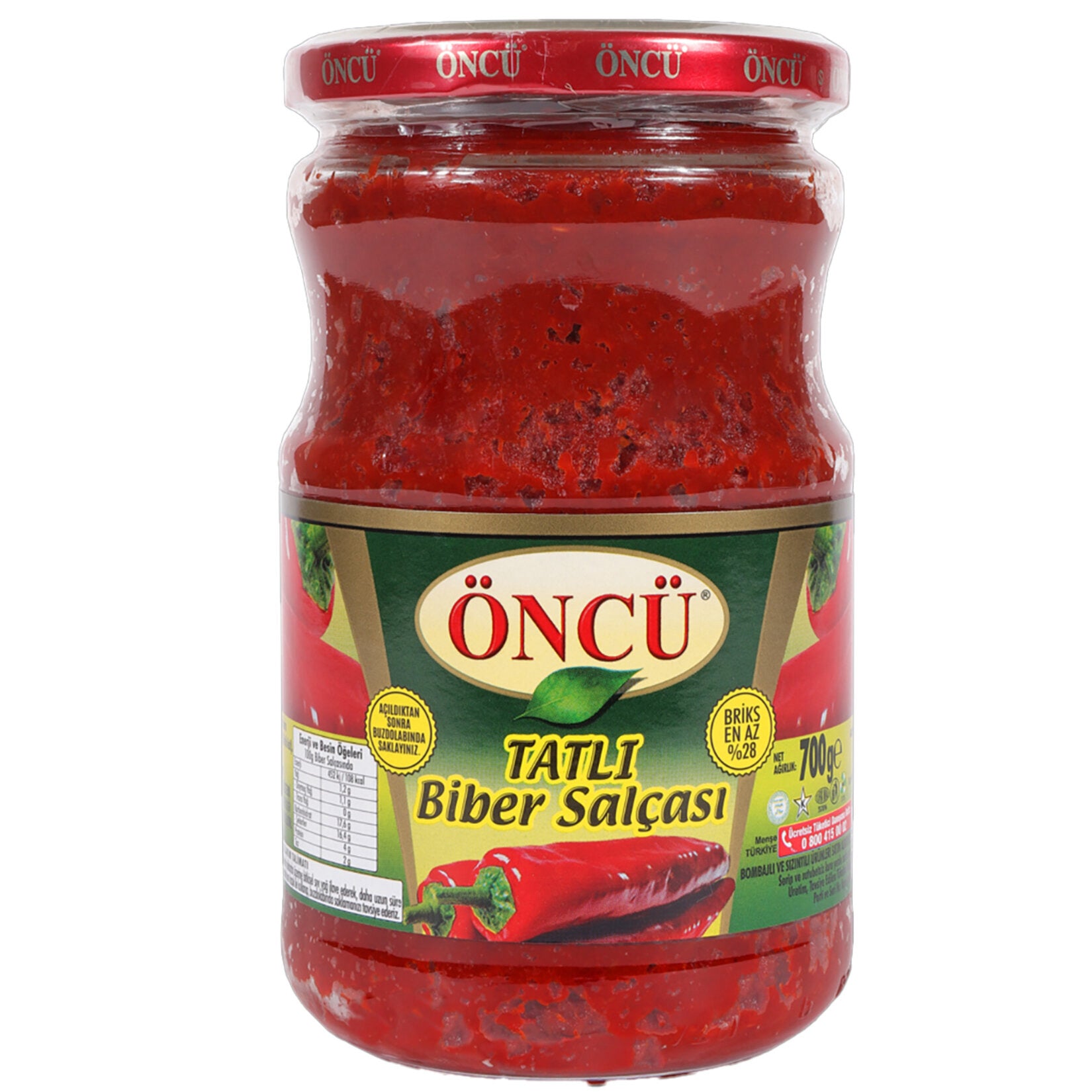 Öncü Tatlı Biber Salçası 700g