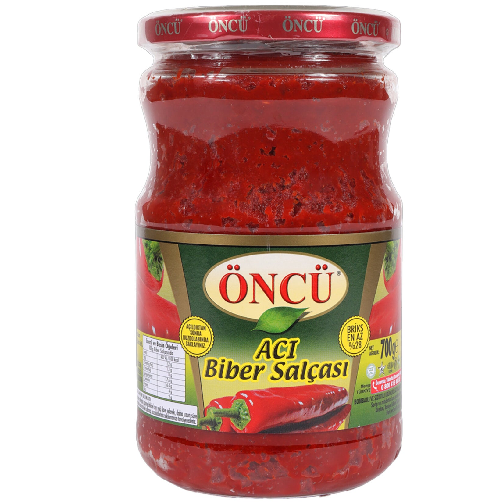 Öncü Acı Biber Salçası 700g