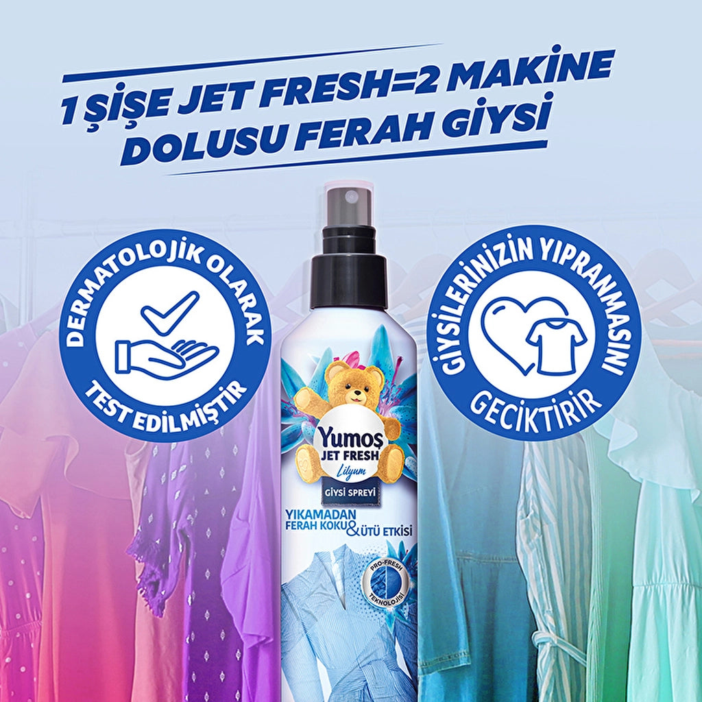 Yumoş Jet Fresh Lilyum Ütü Etkisi