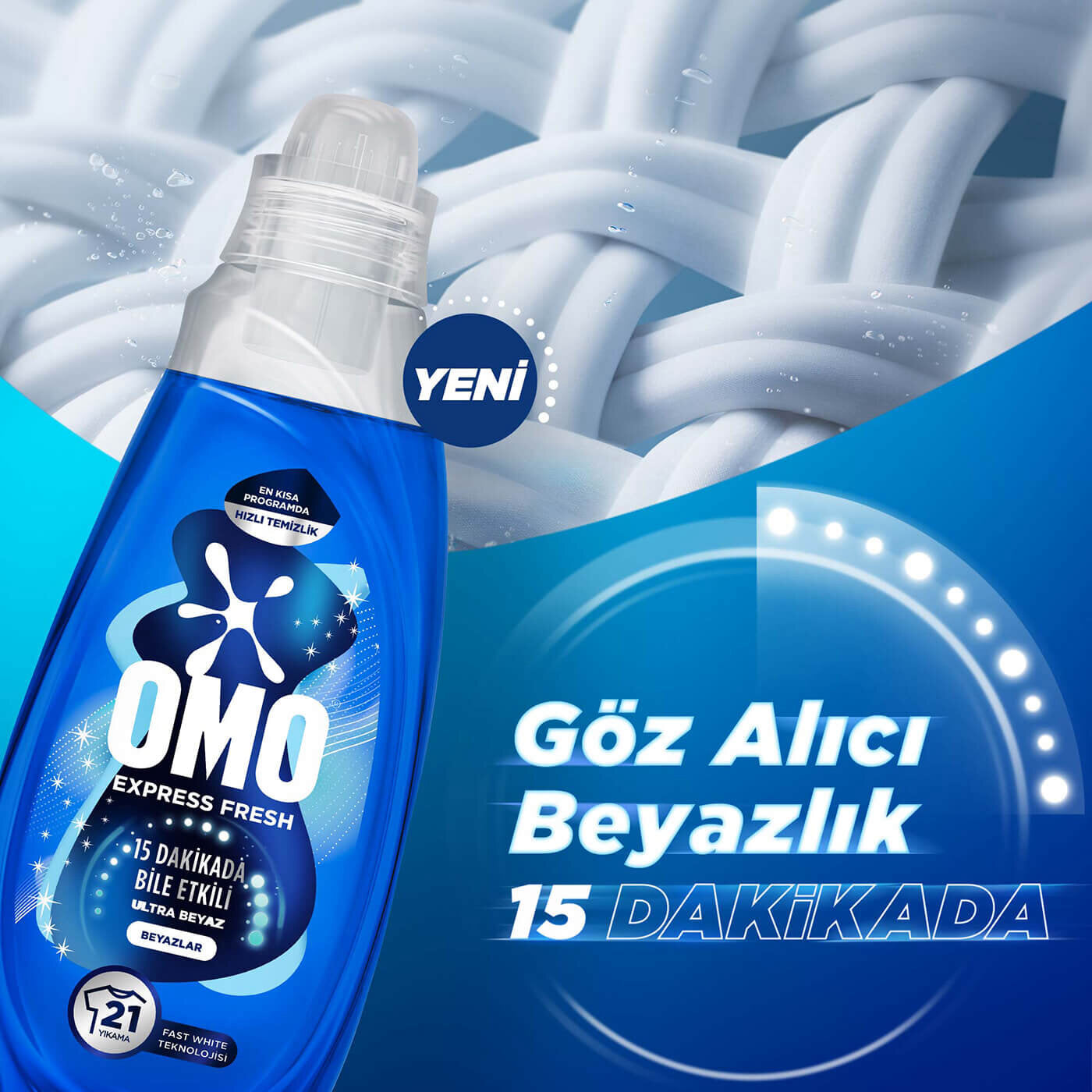 Omo Ultra Beyaz Sıvı Deterjan