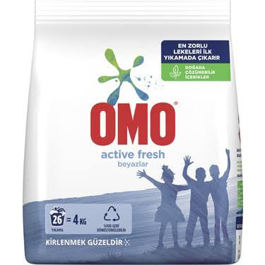 Omo Active Fresh Beyazlar 4 Kg