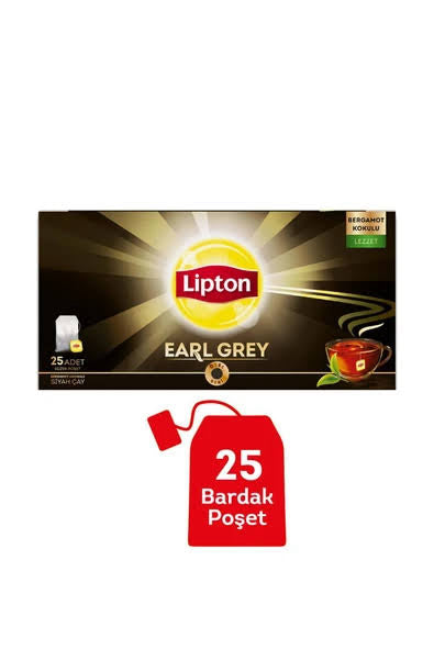 Lipton Earl Grey 25 Adet Poşet Çay