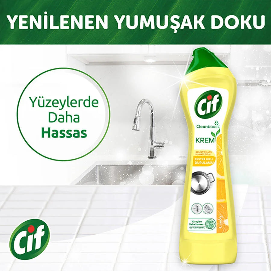 Cif Krem Limon Etkisi 500 ml