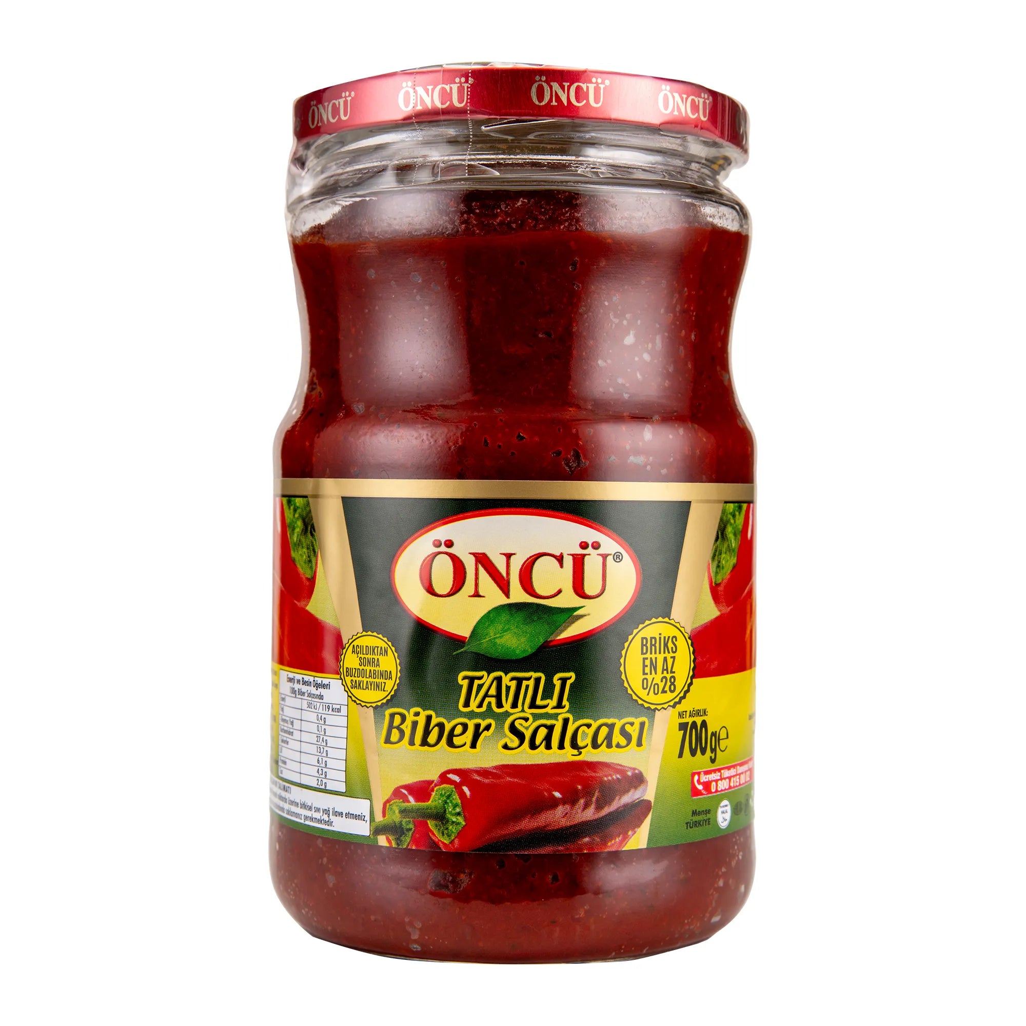 Öncü Tatlı Biber Salçası 700g