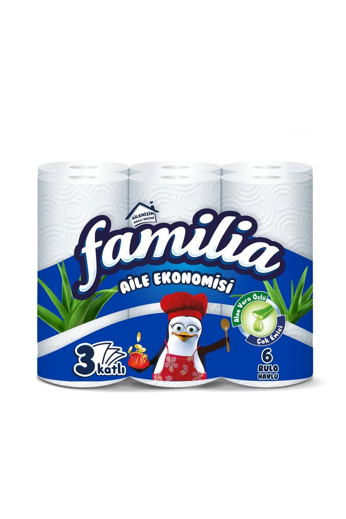 Familia Aile Ekonomisi 6 Rulo Havlu