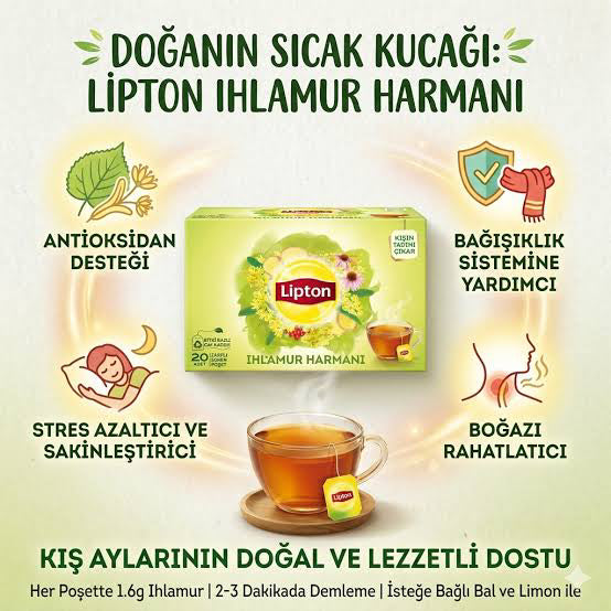 Lipton Ihlamur Bitki Çayı