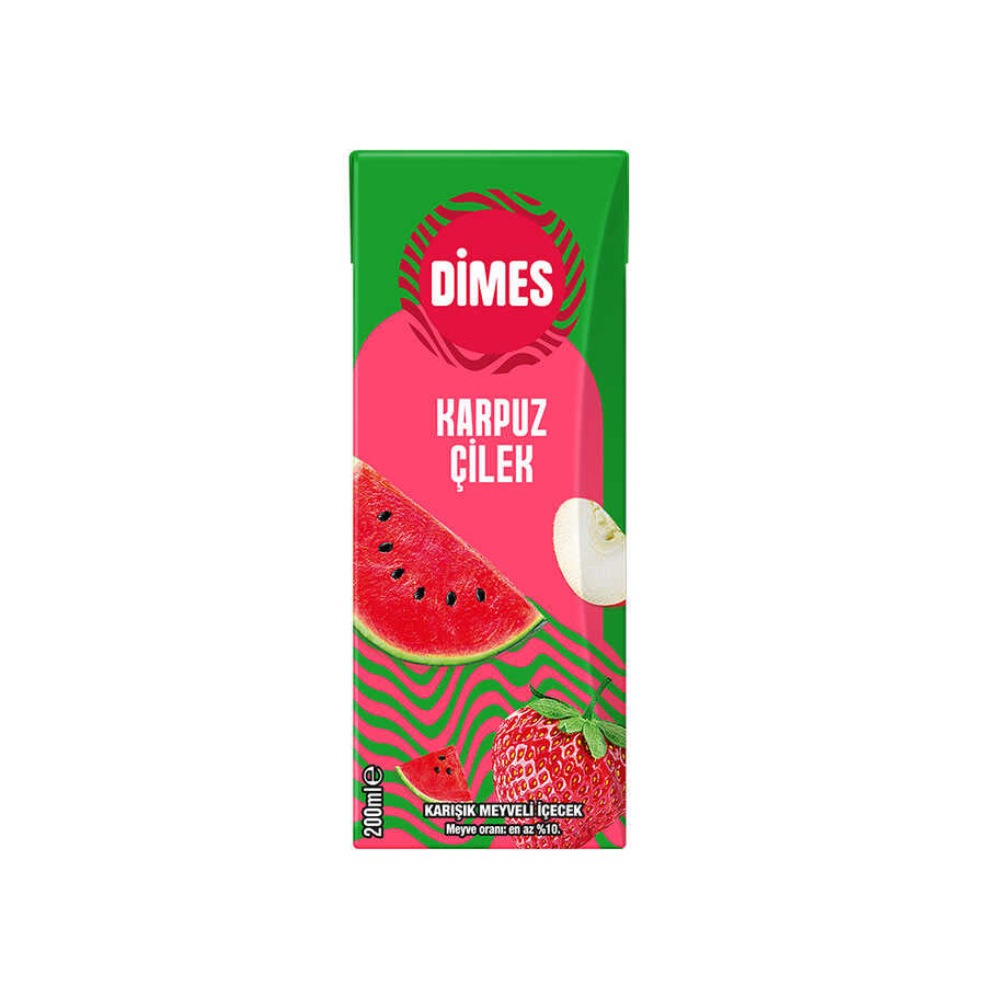 Dimes Karpuz Çilek Meyve Suyu 200ml