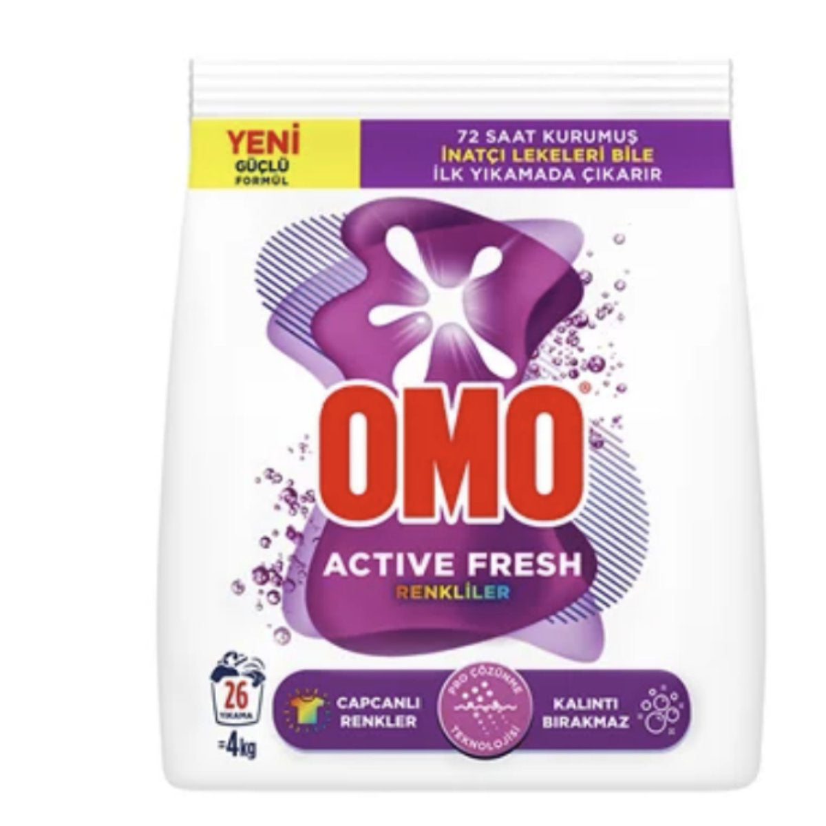 Omo Active Fresh Renkliler 4 Kg
