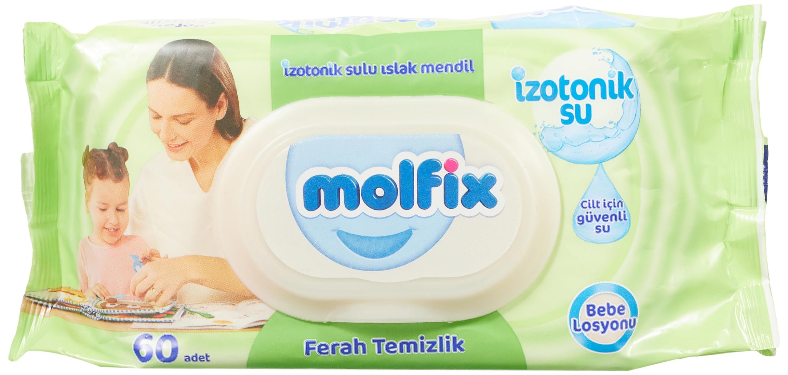 Molfix İzotonik Sulu Islak Mendil