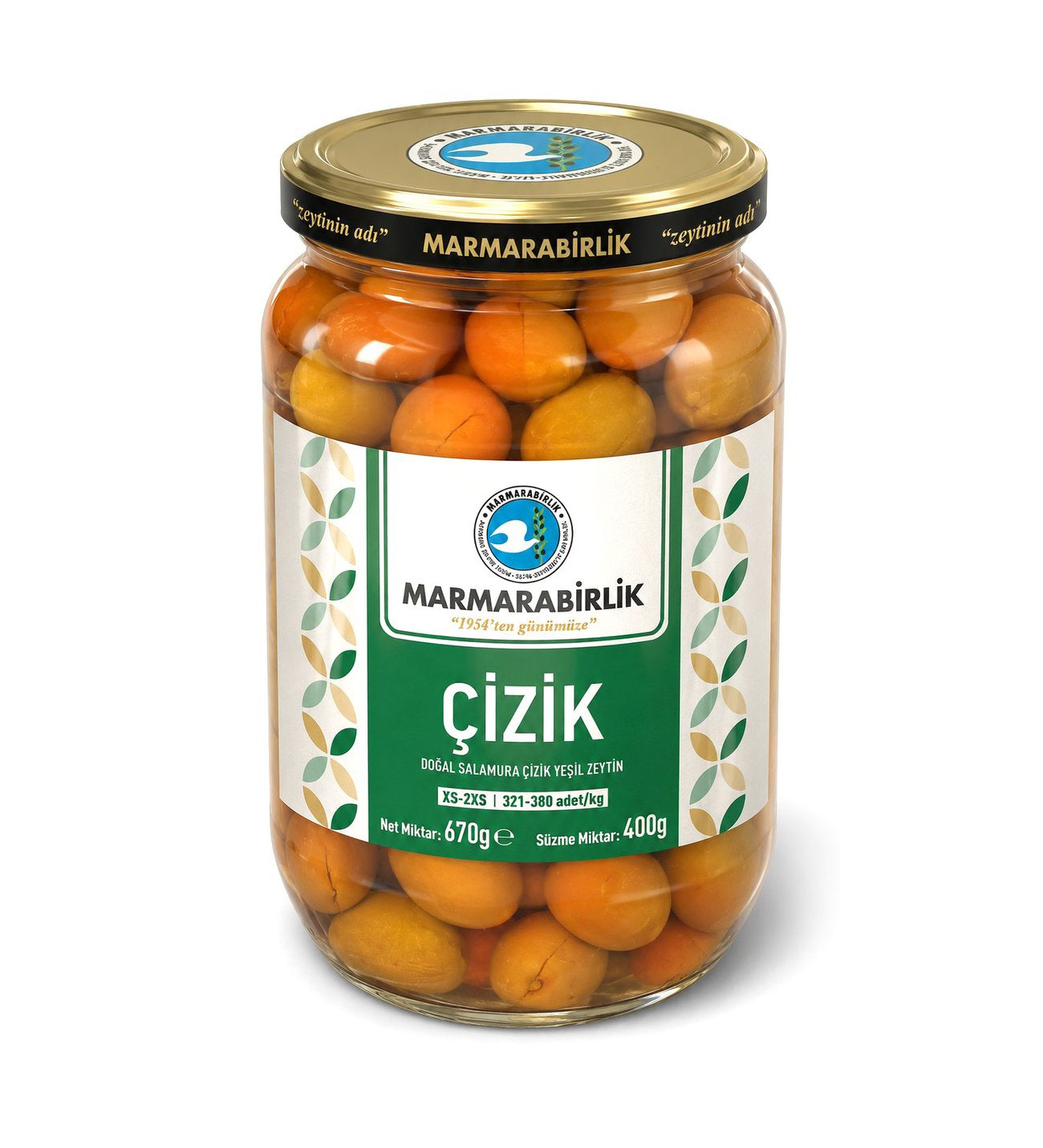 Marmarabirlik Çizik Zeytin 670g