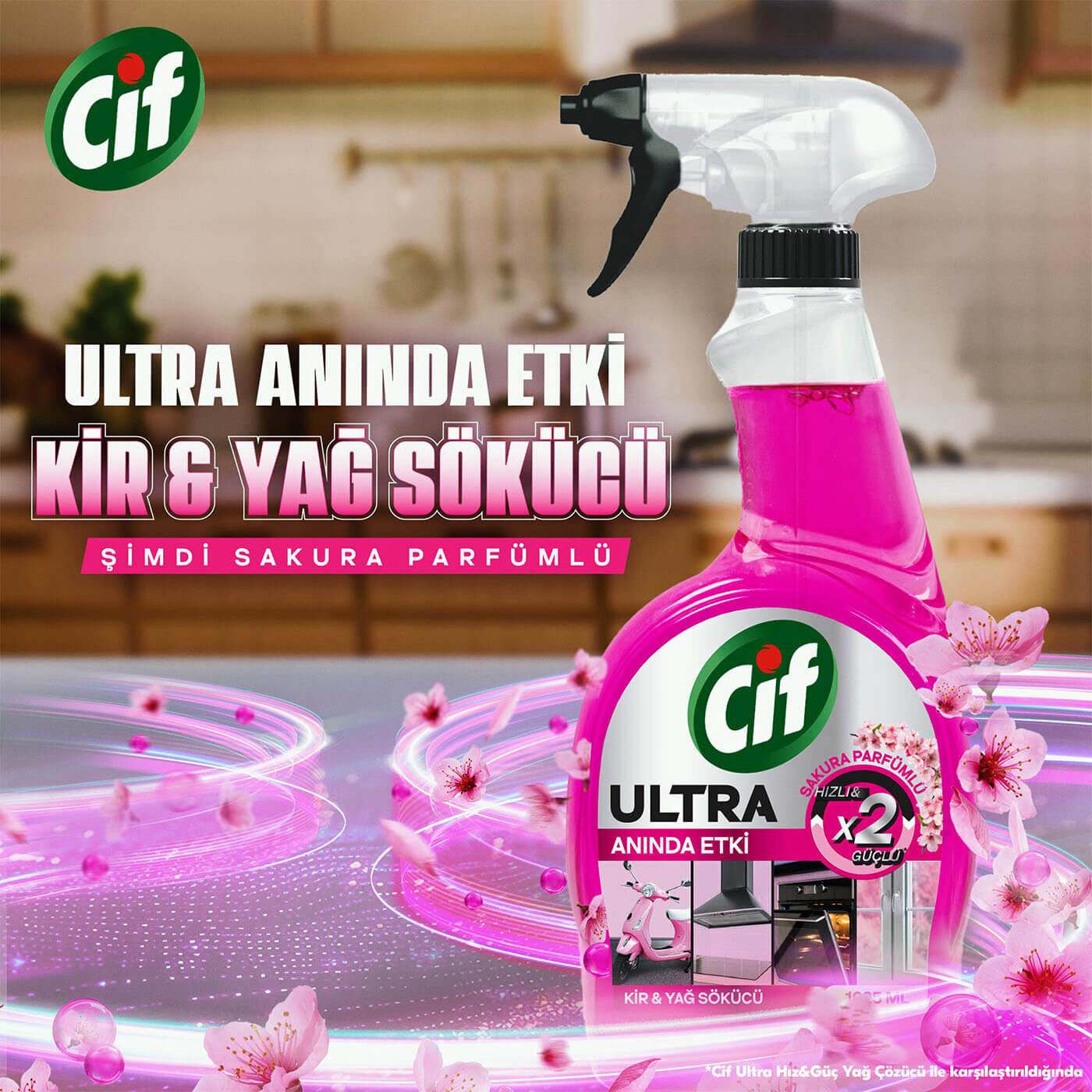 Cif Ultra Anında Etki 750 ml
