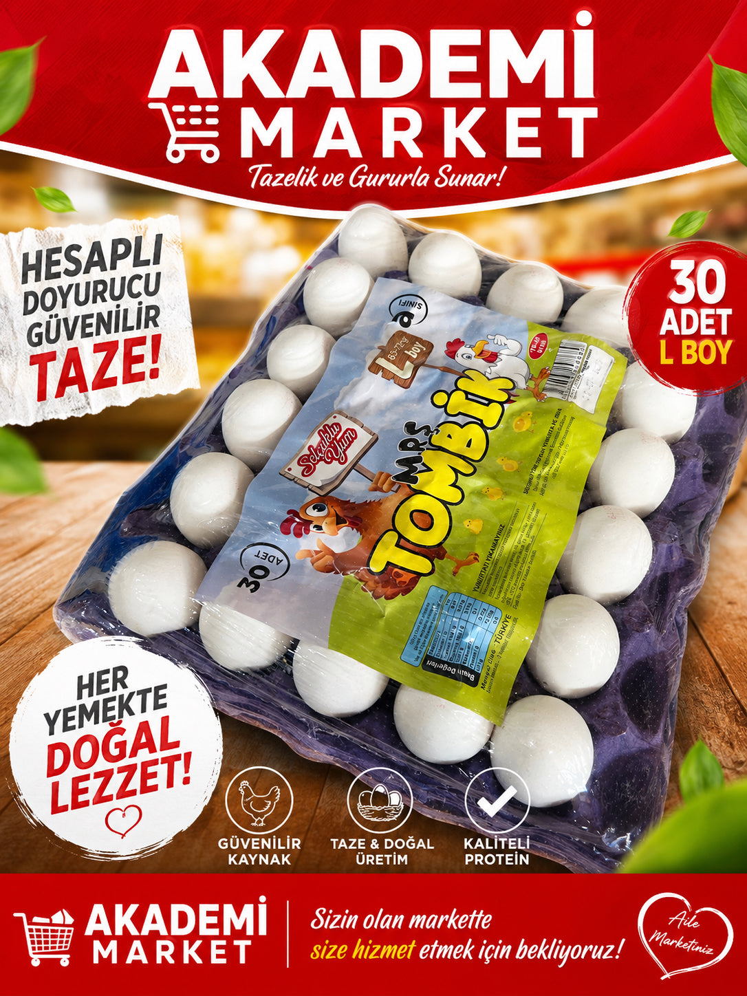 Tombik 30 lu Yumurta
